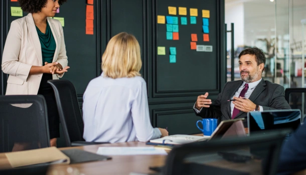 Business people in a meeting